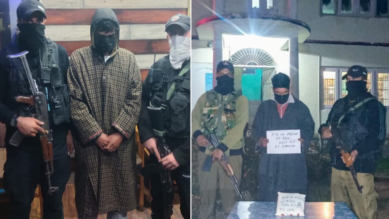 Shopian : पुलिस का बड़ा ऑपरेशन, चरस सप्लाई करने जा रहे 2 पेडलर धर दबोचे 