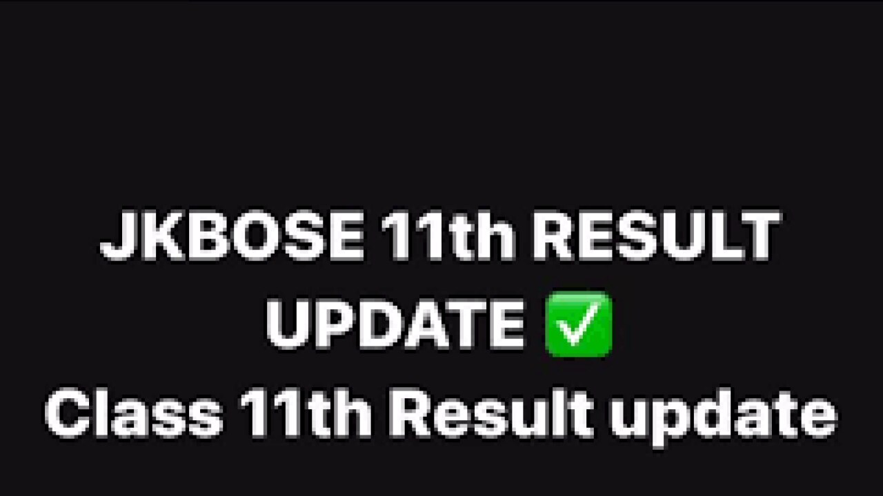 Breaking News: खत्म होने वाला 11वीं के छात्रों का इंतजार, फरवरी के पहले हफ्ते आ सकता है JKBOSE का रिजल्ट...