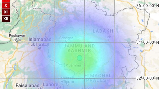 Breaking News : भूकंप के झटकों से कांपी कश्मीर घाटी, 5.3 तीव्रता का रहा कंपन!  