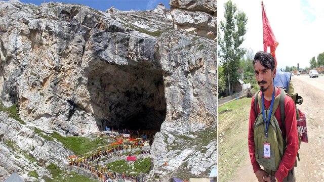 भोले के इस दीवाने ने 3200 KM पैदल चलकर की अमरनाथ यात्रा, बोला- "यह सिर्फ तीर्थ नहीं, सनातन संस्कृति का प्रतीक है!"
