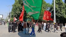 श्रीनगर के लाल चौक पर निकाला गया 8वां मुहर्रम जुलूस...