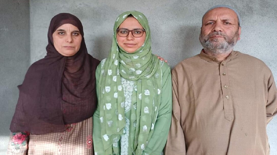 Iqra JKPSC : JKPSC में इकरा ने हासिल किया दूसरा स्थान...