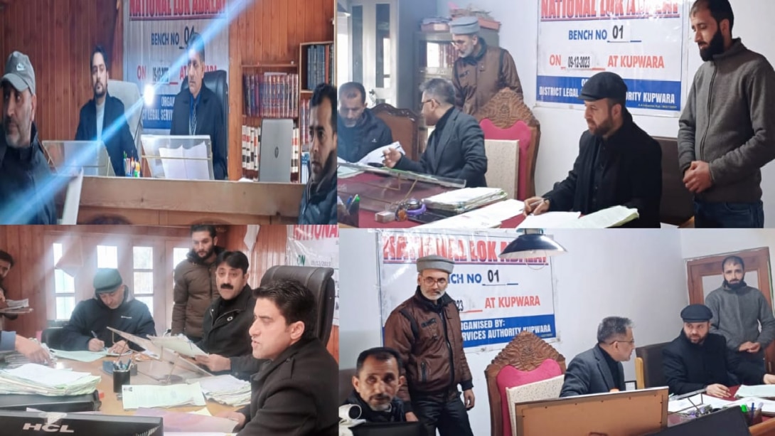 Lok Adalat : हंदवाड़ा में DM के ऑर्डर पर लगाई गई लोक अदालत...