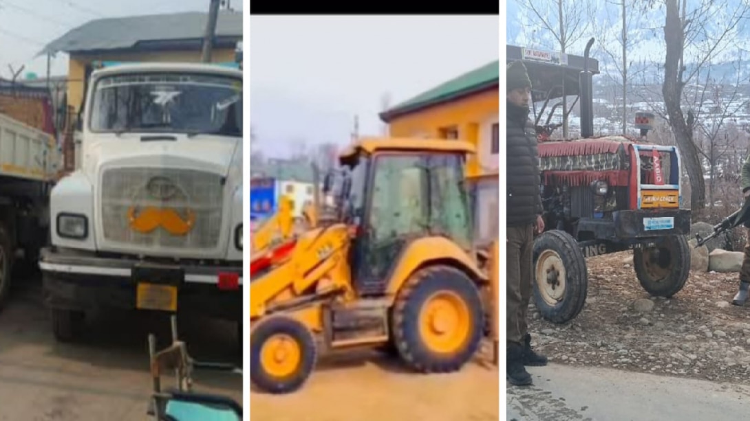 Budgam Police : जनवरी महीने में Budgam Police ने अवैध खनन करने वालों पर कसी नकेल...