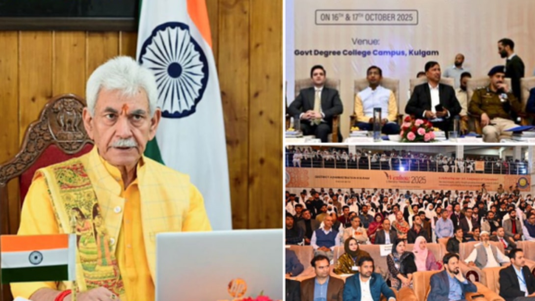 कुलगाम में ‘वेशो लिटरेरी फेस्टिवल’ का रंगारंग आगाज़, LG मनोज सिन्हा ने किया उद्घाटन