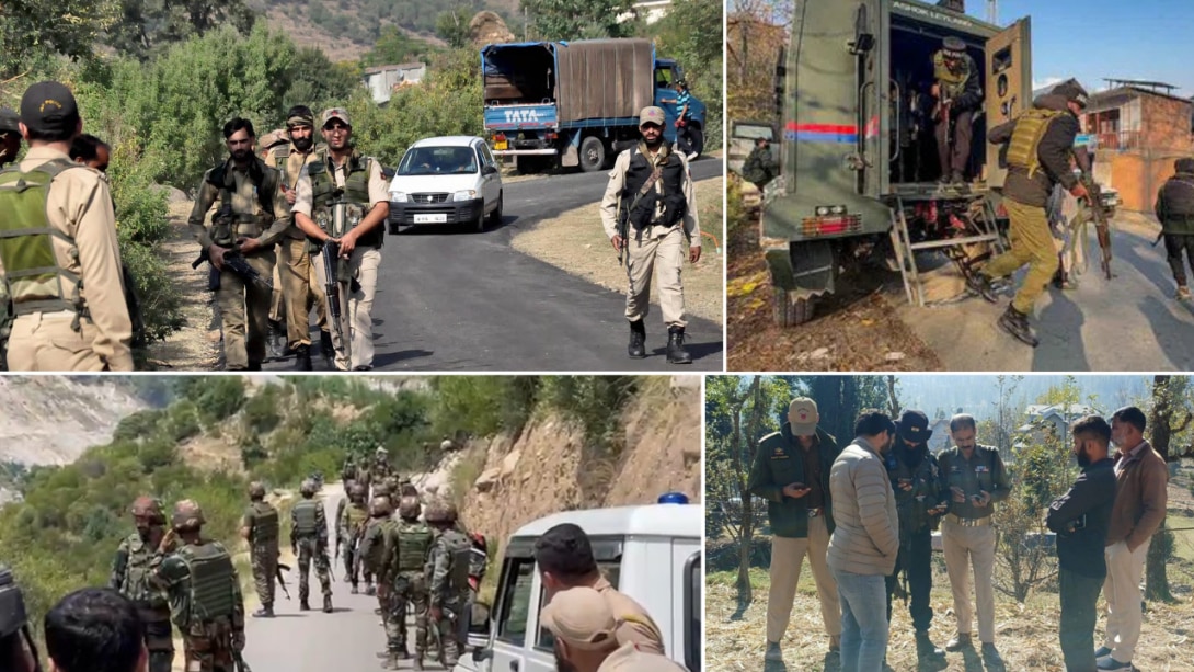 जम्मू-कश्मीर में आतंकी नेटवर्क पर बड़ी कार्रवाई : 13 जिलों में 180 ठिकाने खंगाले, 53 संदिग्ध पकड़े