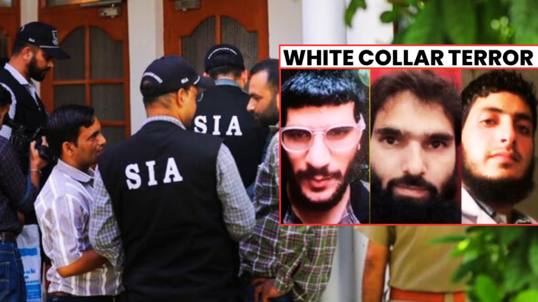 Srinagar : 'व्हाइट कॉलर' टेरर मॉड्यूल पर SIA का बड़ा प्रहार, श्रीनगर और गांदरबल में छापेमारी